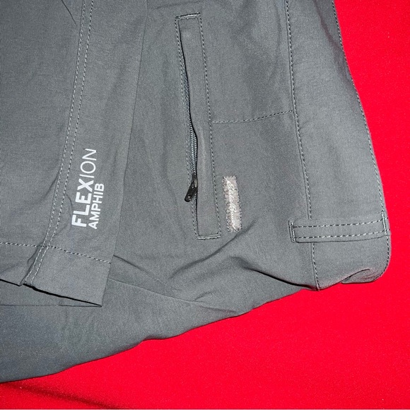 Eddie Bauer Travex Flexion Amphib Mens Gray Tech Shorts Size 32 - Picture 3 of 5